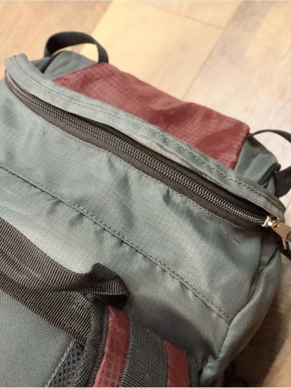 Field & Stream 1871 Large  45L Internal Frame Hiking Backpack - Maroon/Dark Gray